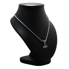 Cadena Tourbillon gruesa Largo 60 Cm / Plata 925 en internet