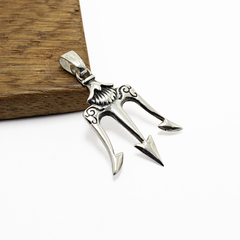 Dije Tridente Poseidon / Plata 925 - comprar online