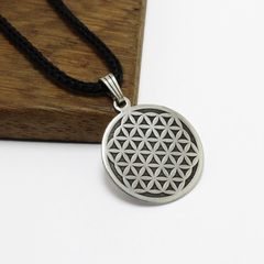 Medalla Flor De La Vida + Semilla De La Vida / Plata 925 - comprar online