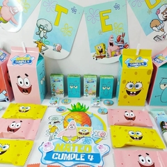 Kit Imprimible Bob Esponja