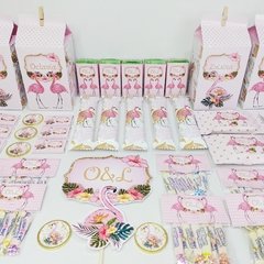 Kit Imprimible Flamenco Tropical