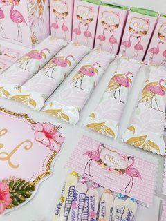 Kit Imprimible Flamenco Tropical en internet