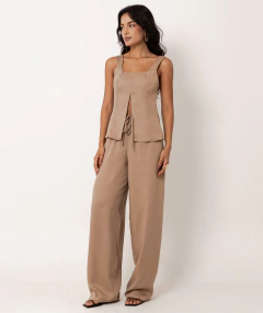 calça reta liocel cogumelo