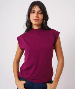 musclee tee algodão pima amora