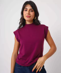 musclee tee algodão pima amora