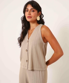 regata tricot taupe