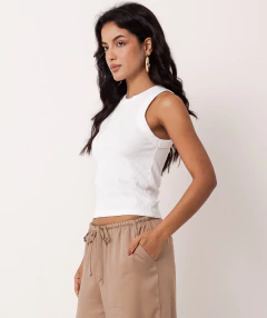 regata com cava americana canelado off