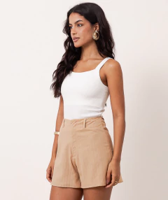 Short teresina cambraia listrada