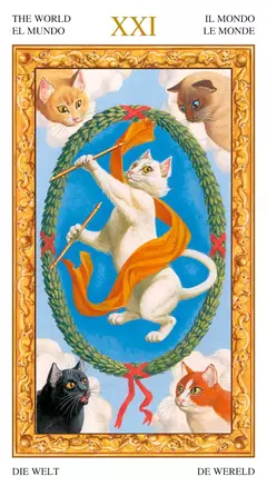 Imagen de Gatos Blancos - Tarot