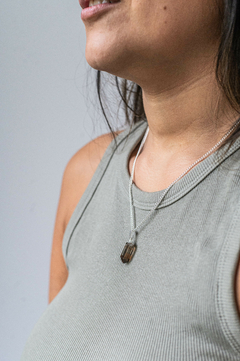 Collar cuarzo ahumado en bruto - Witchie Vibes