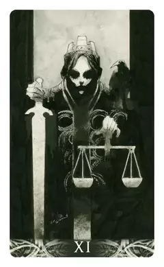 Mini murder of crows tarot