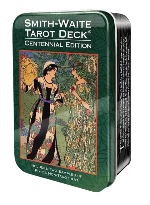 Smith-Waite Centennial Tarot Deck in a Tin - Lata