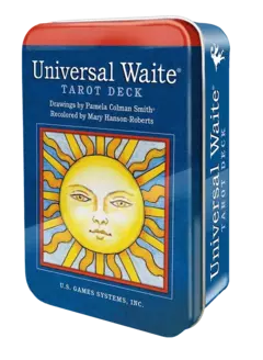Universal Waite Tarot Deck in a Tin - En Lata