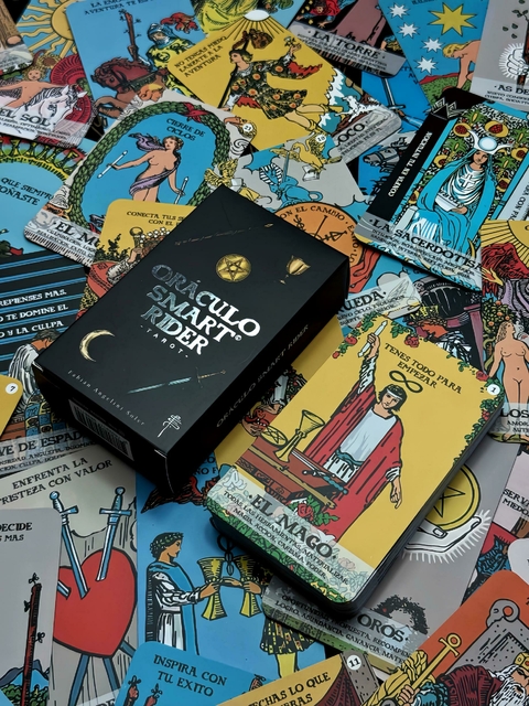 Smart Rider Premium Sin Bordes: Oráculo + Tarot ¡Mazo 3 en 1!