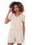 BLUSA LAISE DECOTE V E MANGA CURTA - comprar online
