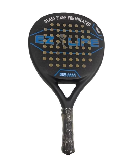 Paleta Ez Life TEARSHAPE Negro/Azul. Con gymsac . Para principiantes