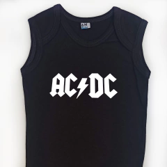 Musculosa Ac/Dc Negra - comprar online