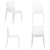 Imagem do Kit 2 Cadeira Para Mesa de Jantar Gruvyer Polipropileno Vazado Coral Premium Eco Casa Cozinha Decoração New Plastic