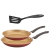 Jogo de Frigideiras 3 Peças Antiaderente Francesa 24cm/18cm com Espátula Excelente Qualidade Prol-lar - tienda online