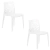Kit 2 Cadeira Para Mesa de Jantar Gruvyer Polipropileno Vazado Coral Premium Eco Casa Cozinha Decoração New Plastic - loja online