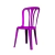 Cadeira Plástica Bistrô Tulipa Resistente e Compacta Sem Braço