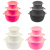 Kit 3 Potes de Plástico Bacia Com Tampa PMG Cumbuca Vasilha Saladeira Tapoer Grande Tapuer Quality Color Lummar Redonda - comprar online