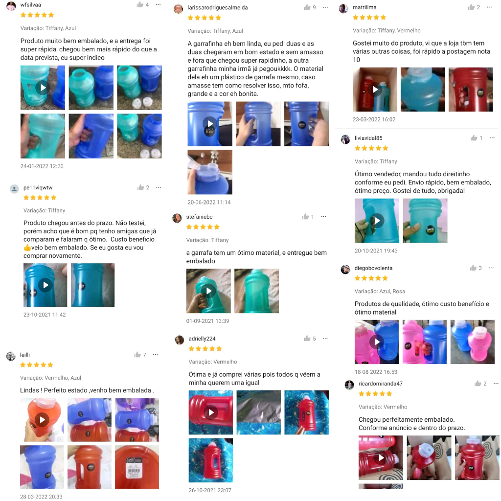 Kit 3 Mini Galão De Água 1,5 Litros Com Alça Squeeze Garrafa Academia Livre de BPA en internet