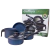Jogo De Panela Teflon Kit Conjunto Panelas Essencial Antiaderente Tampa de Vidro 4 Peças Fervedor Frigideira Cinthya