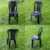 Conjunto 4 Cadeira Plástica Valentina + 1 Mesa Monobloco Empilhável Topplast 70x70cm Para Jardim, Eventos e Buffet - loja online