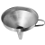 Imagem do Funil Nº25 em Alumínio AAL Multiuso Prático Boca Larga Tamanho Diametro Ø25cm Com Bico e Alça Para Combustível