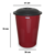 Cesto para Lixo Lixeira Com Tampa 60l Balde Grande 60 Litros Cesto Para Roupa Suja Ibap - comprar online
