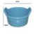 Bacia Funda Multiuso Plastico Tacho Grande Texturizada 23 Litros Colorida Reforçada Ibap - buy online