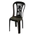 Imagen de Cadeira de Plástico Marina Coqueirinho Topplast Sem Braço Bistrô Para Jardim, Eventos e Buffet Capacidade Até 120KG