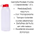 Kit 8 Kit 8 Garrafa de Agua Para Geladeira 1,5L Modelo Frutas Com Tampa Arca Plast - I9 Casa - Loja de Utilidades e Presentes