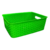Cesto Organizador Médio 33,5x23,5x10,5 Caixa Rattan Multiuso Cestinho de Gaveta Colorido Máxima Plast - buy online