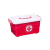 Maleta Caixa Para Medicamentos 3,8 Litros Com Alça e Traca Porta Medicamentos Enfermagem Primeiros Socorros New Plastic - I9 Casa - Loja de Utilidades e Presentes