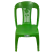 Imagen de Kit 4 Cadeira de Plástico Léo Coqueirinho Gress Sem Braço Bistrô Para Jardim, Eventos, Buffet Capacidade Até 120KG