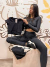 SET BLACK 4 piezas