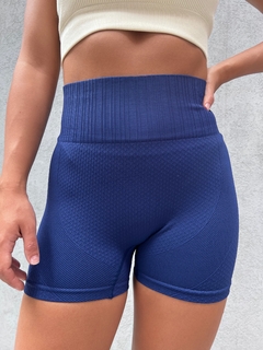 SHORT POLI AZUL LISO | IMPORTADO - tienda online