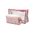 Conjunto Necessaire Retangular + Estojo Godão Boho Rosa Sabra By Sof