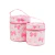 Conjunto Necessaire Redondo Lacinhos
