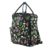 Mochila Quadrada By Sof Floral Preta