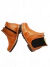 Botines para niñas color miel