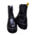 Botas con plataforma en color negro en Bogotá