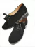 Zapatos para mujer negros de amarrar planos