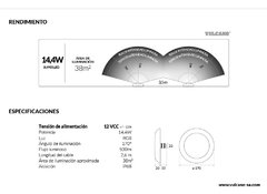112016 Superled RGB 14,4W Vulcano - ABS - comprar online