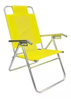 Reposera Aluminio Descansar Alta 5 Posiciones 80015 - tienda online