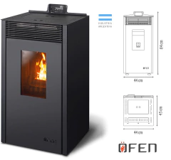 Estufa a Pellet Ofen Klein Glatt - Cuatro Estaciones