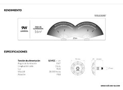 112018 Lumipool 9W RGB Vulcano - Cuatro Estaciones