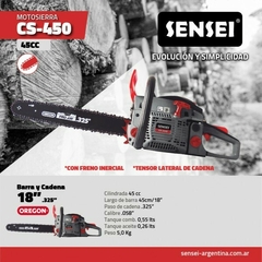 Motosierra SENSEI CS-450 - comprar online